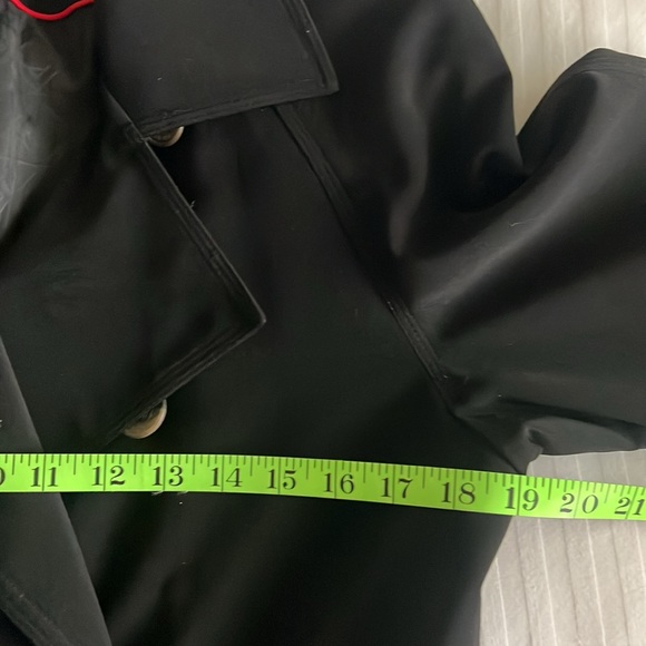 Anne Klein Black trench coat - Picture 15 of 17